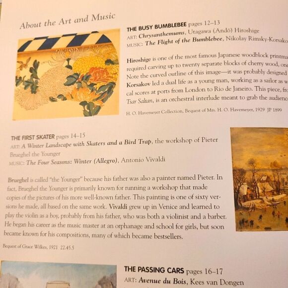 Metropolitan Museum of Art "Can You Hear It" Book & CD Guided Listening for Kids - Picture 6 of 7